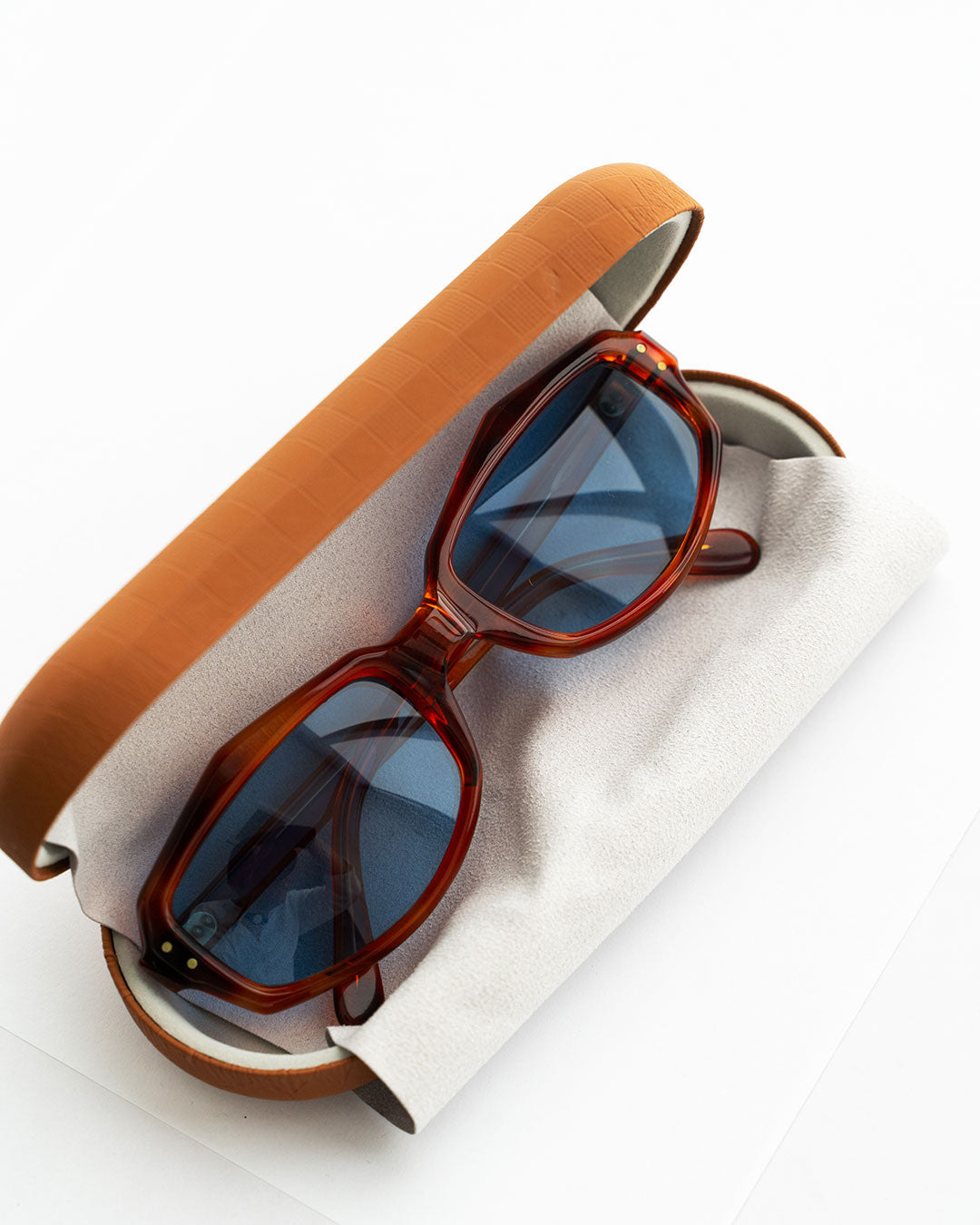 【VINTAGE】70s OCTAGON  glasses 『Made In France』