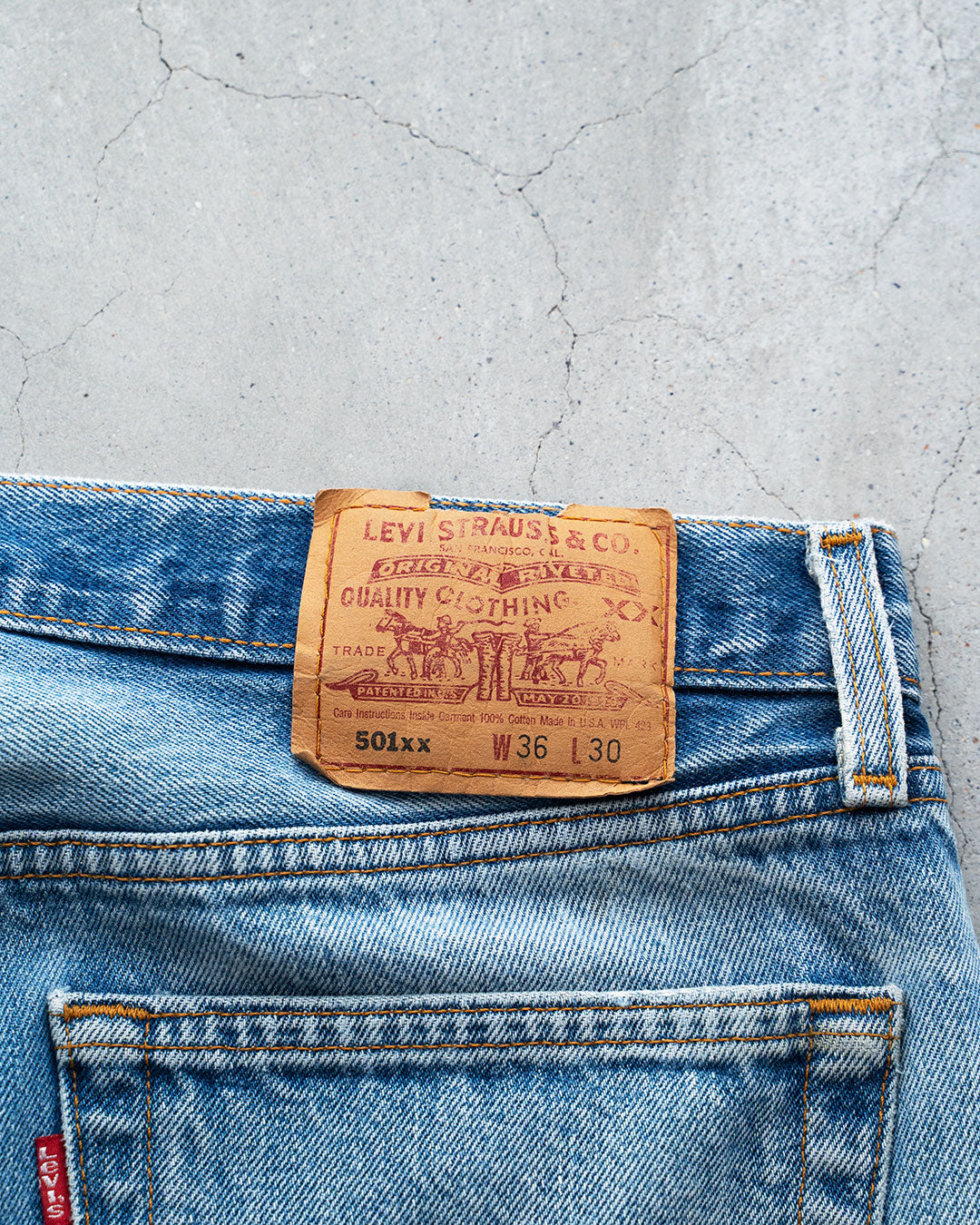 【VINTAGE】90s Levis 501 『Made In USA ＆Very Good Size』『表記W36/L30』①