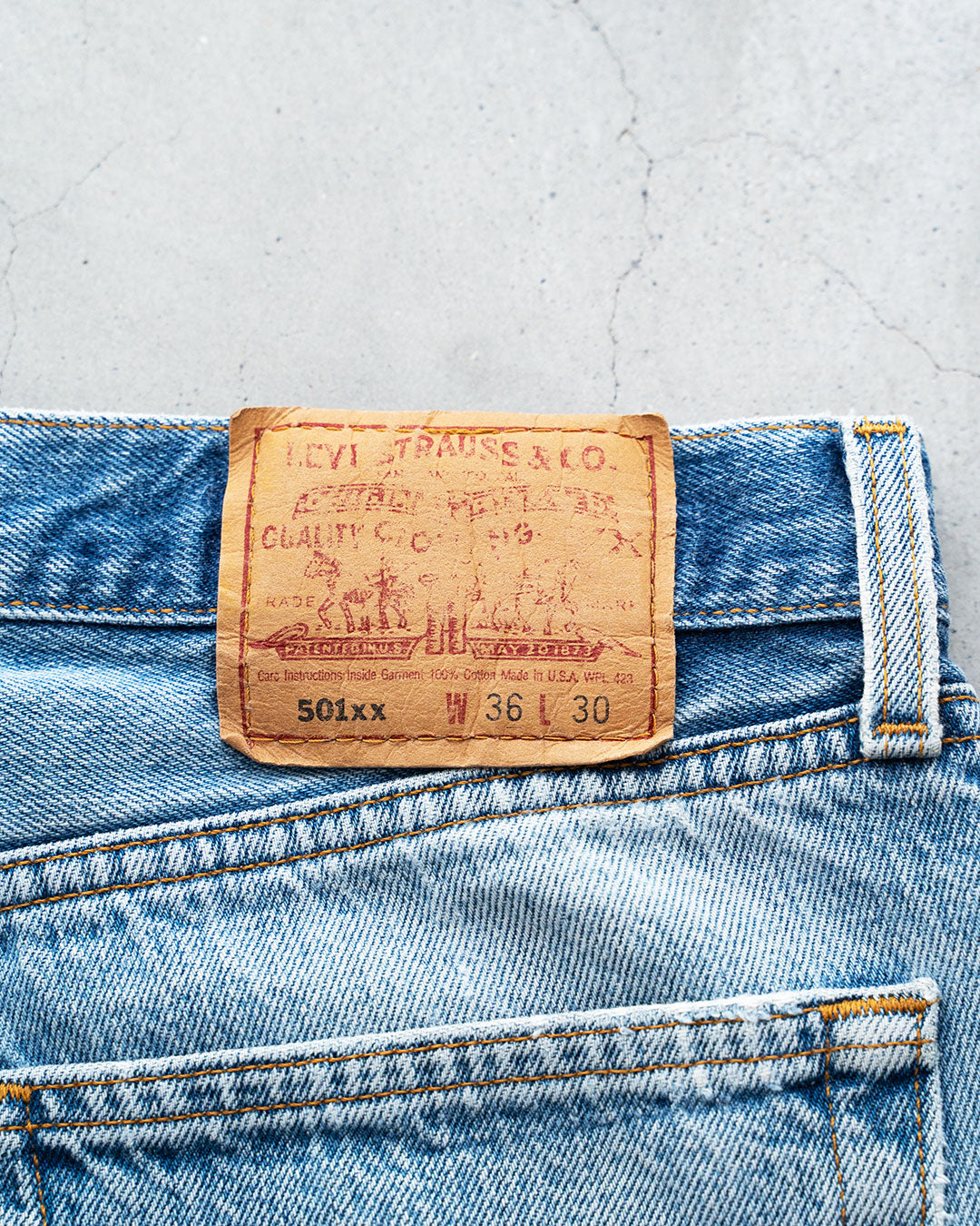 【VINTAGE】90s Levis 501 『Made In USA ＆Very Good Size』『表記W36/L30』②