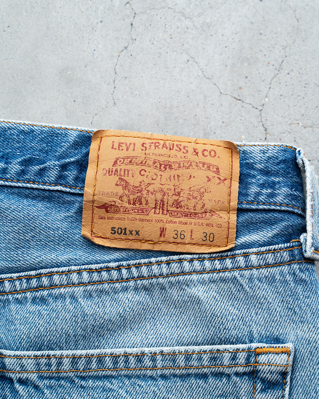 【VINTAGE】90s Levis 501 『Made In USA ＆Very Good Size』『表記W36/L30』③