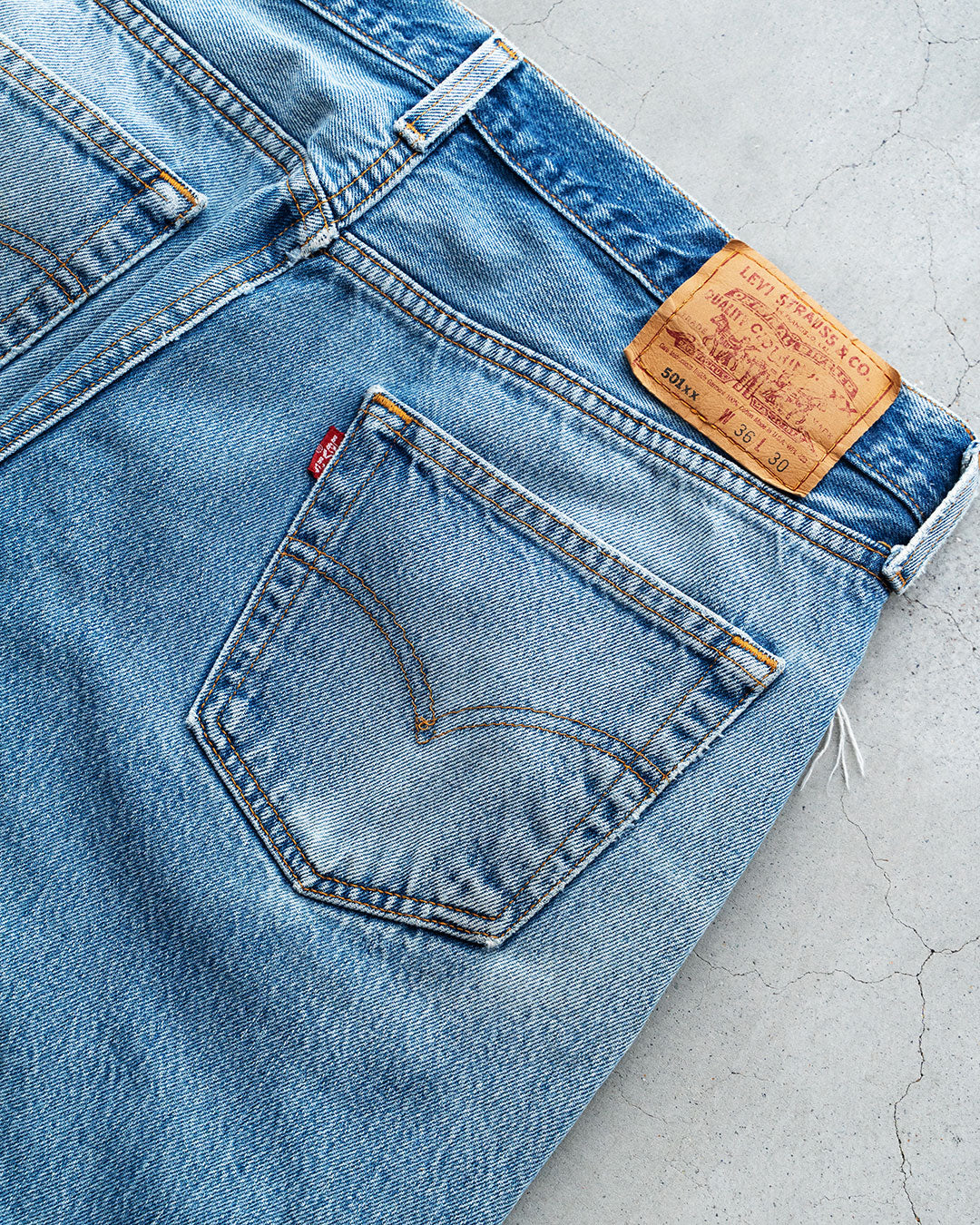 【VINTAGE】90s Levis 501 『Made In USA ＆Very Good Size』『表記W36/L30』③