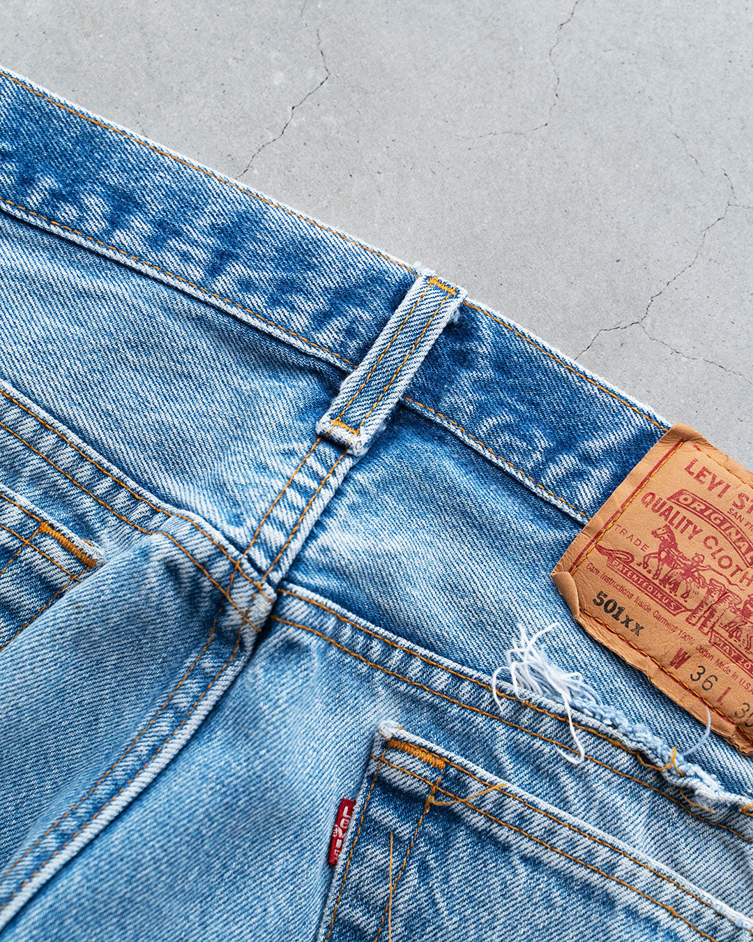 【VINTAGE】90s Levis 501 『Made In USA ＆Very Good Size』『表記W36/L30』⑥