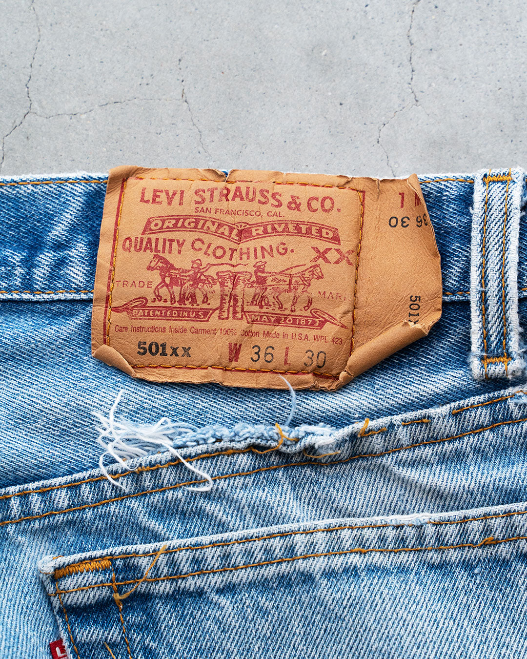 【VINTAGE】90s Levis 501 『Made In USA ＆Very Good Size』『表記W36/L30』⑥