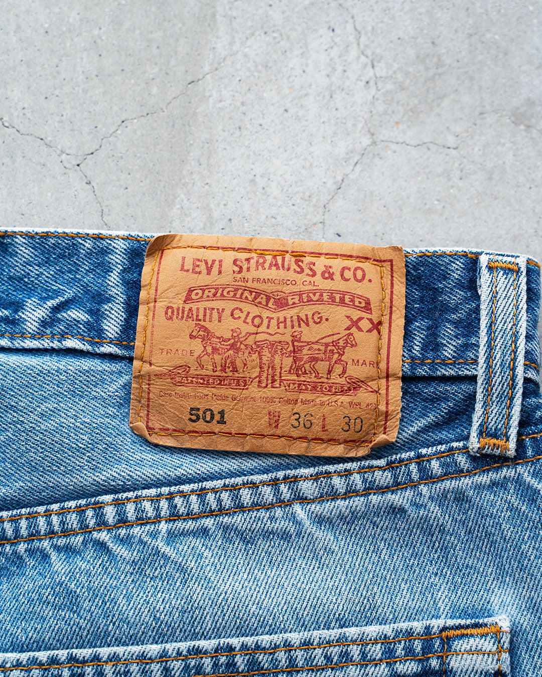 【VINTAGE】90s Levis 501 『Made In USA ＆Very Good Size』『表記W36/L30』⑦