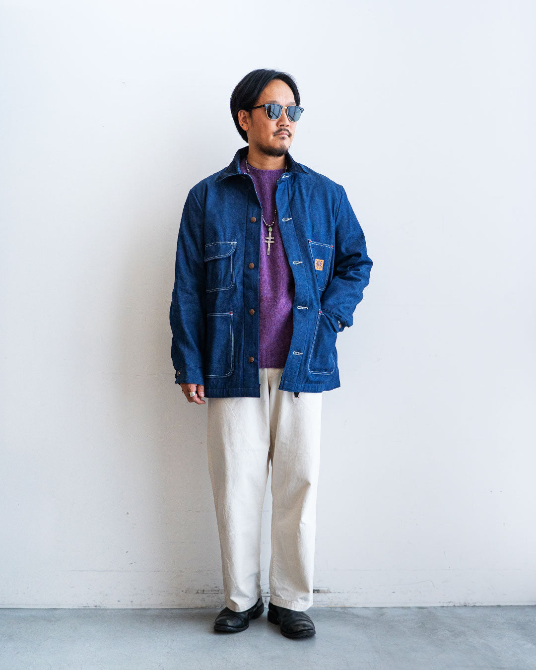 着用モデル 身長175cm　体重69kg　サイズ着用 40 Reguler