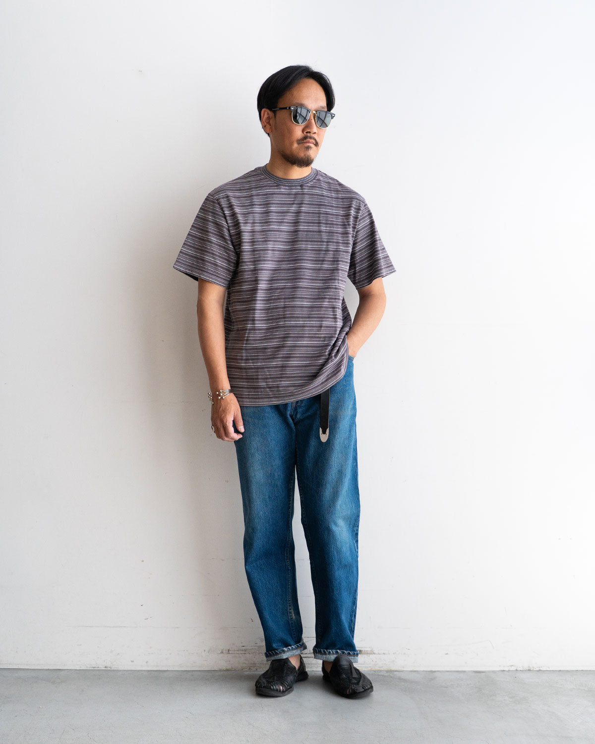 着用モデル 身長175cm 体重69kg / 着用サイズ 3   COLOR Gray/White