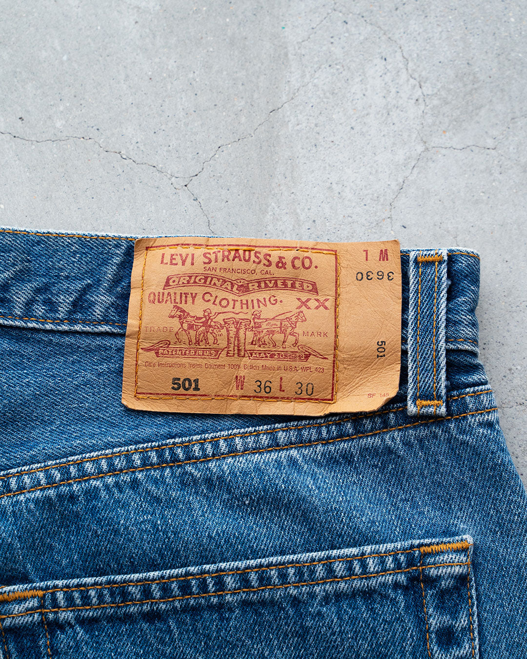 【VINTAGE】90s Levis 501 『Made In USA ＆Very Good Size』『表記W36/L30』⑦