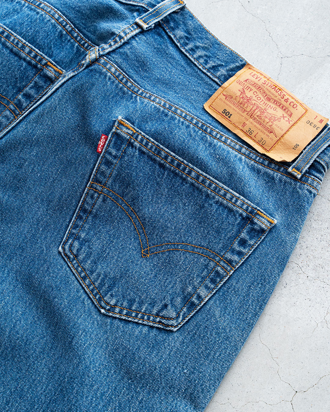 【VINTAGE】90s Levis 501 『Made In USA ＆Very Good Size』『表記W36/L30』⑦