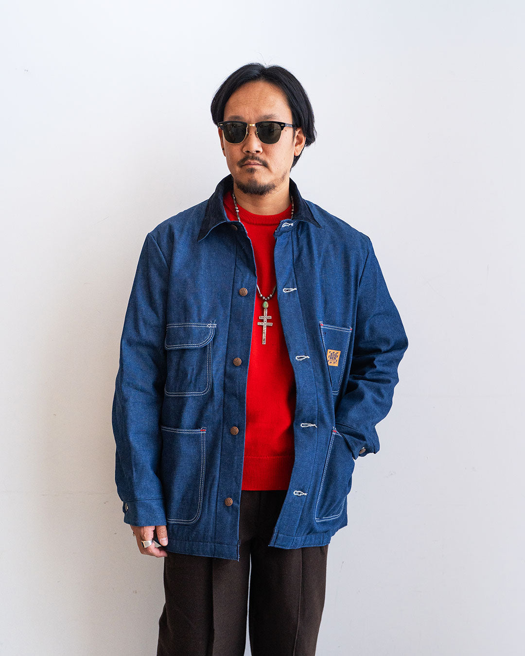 着用モデル 身長175cm　体重69kg　サイズ着用 40 Reguler