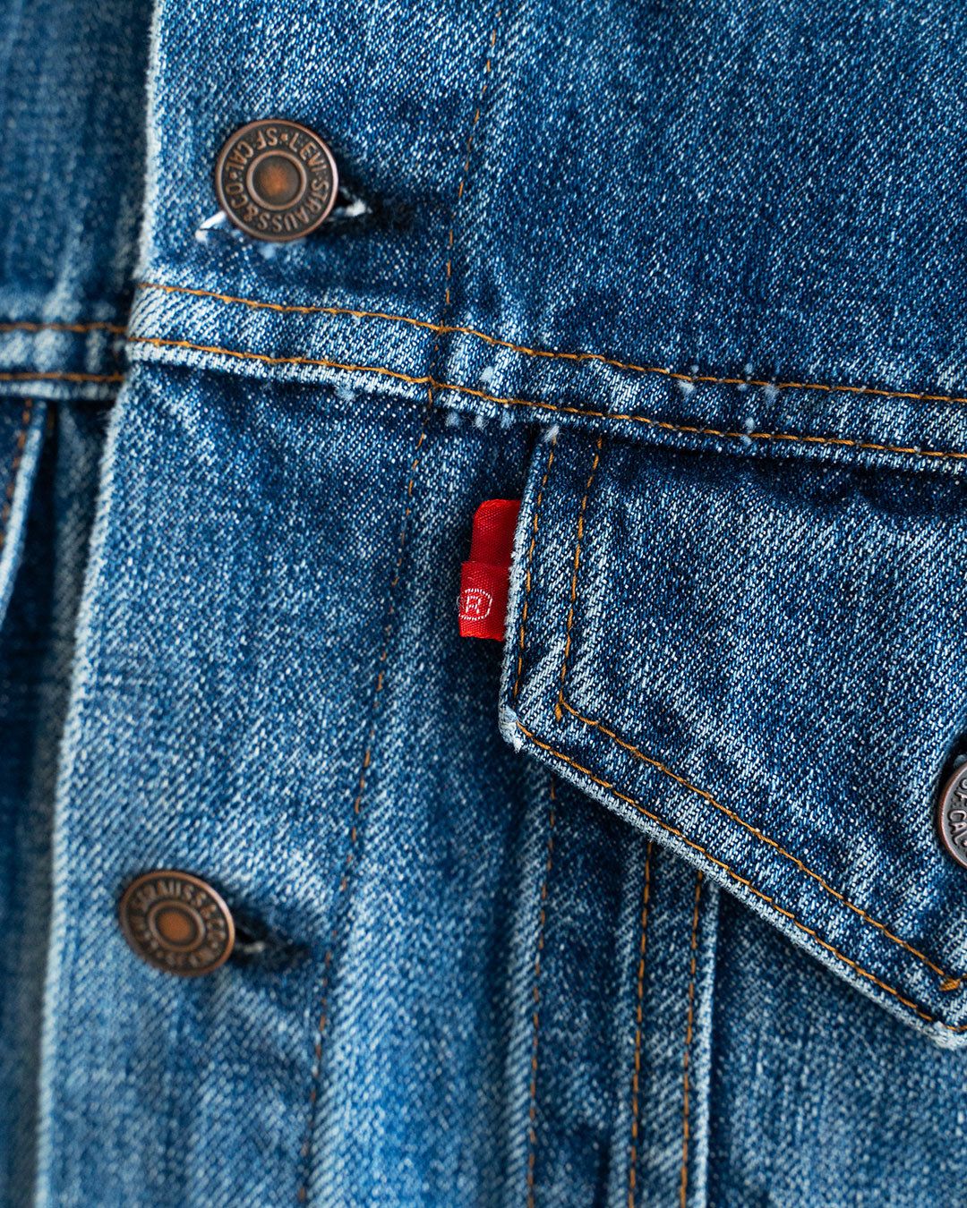 【VINTAGE】70s Levis 70505 Denim Jacket『Good Size』①