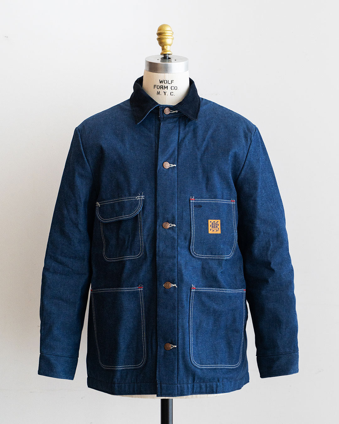 【DEADSTOCK】80s BIG BEN by Wrangler Denim Blanket Lined Coverall 『Made In USA』