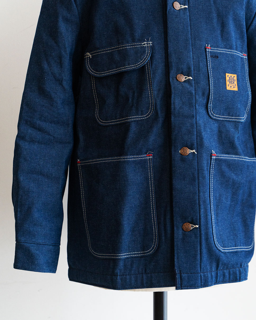 【DEADSTOCK】80s BIG BEN by Wrangler Denim Blanket Lined Coverall 『Made In USA』
