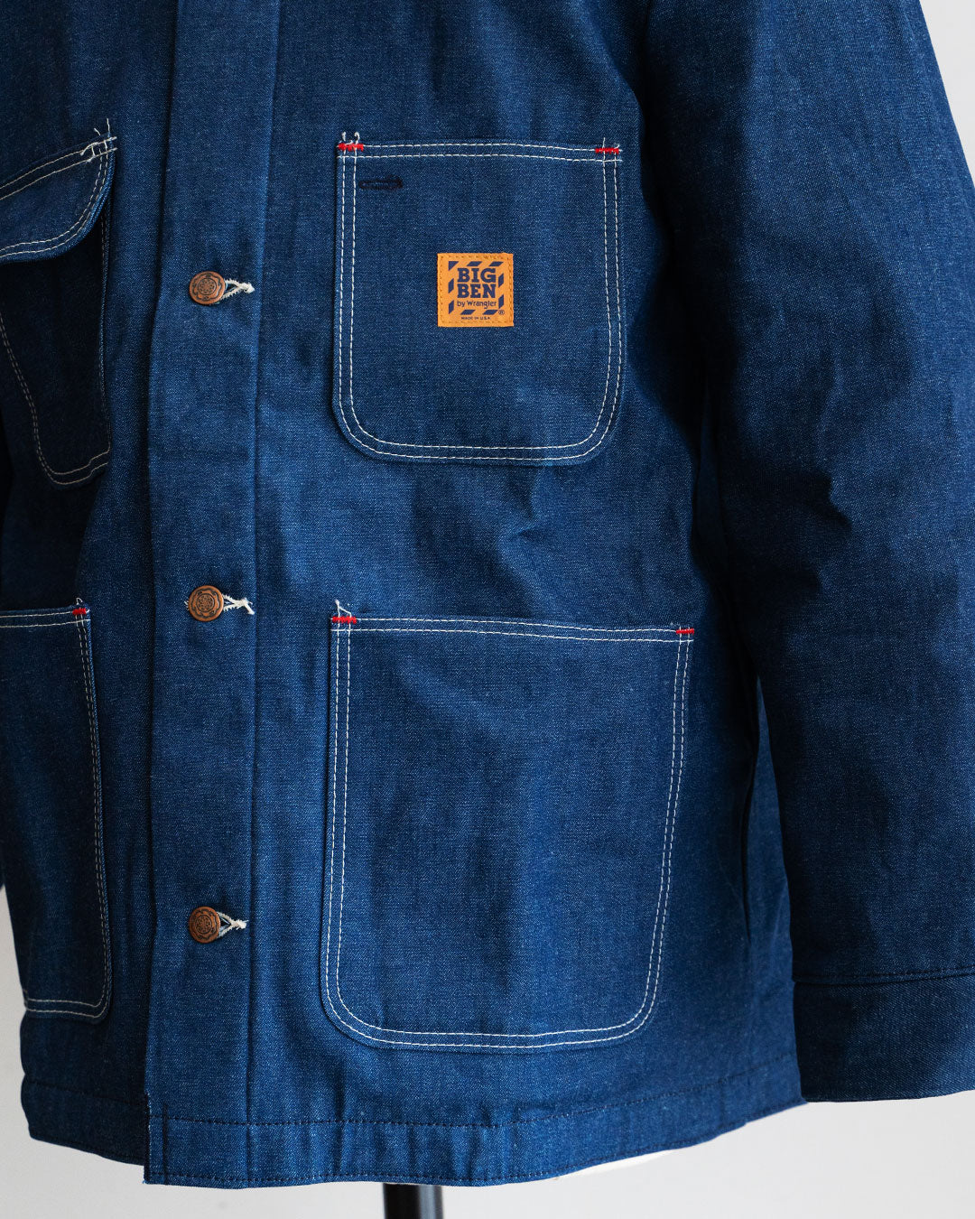 【DEADSTOCK】80s BIG BEN by Wrangler Denim Blanket Lined Coverall 『Made In USA』