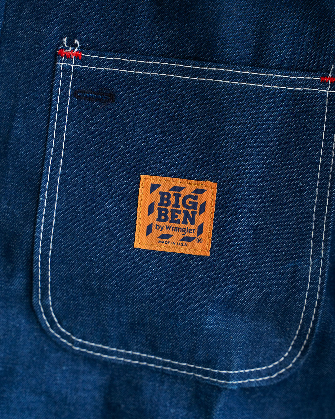 【DEADSTOCK】80s BIG BEN by Wrangler Denim Blanket Lined Coverall 『Made In USA』