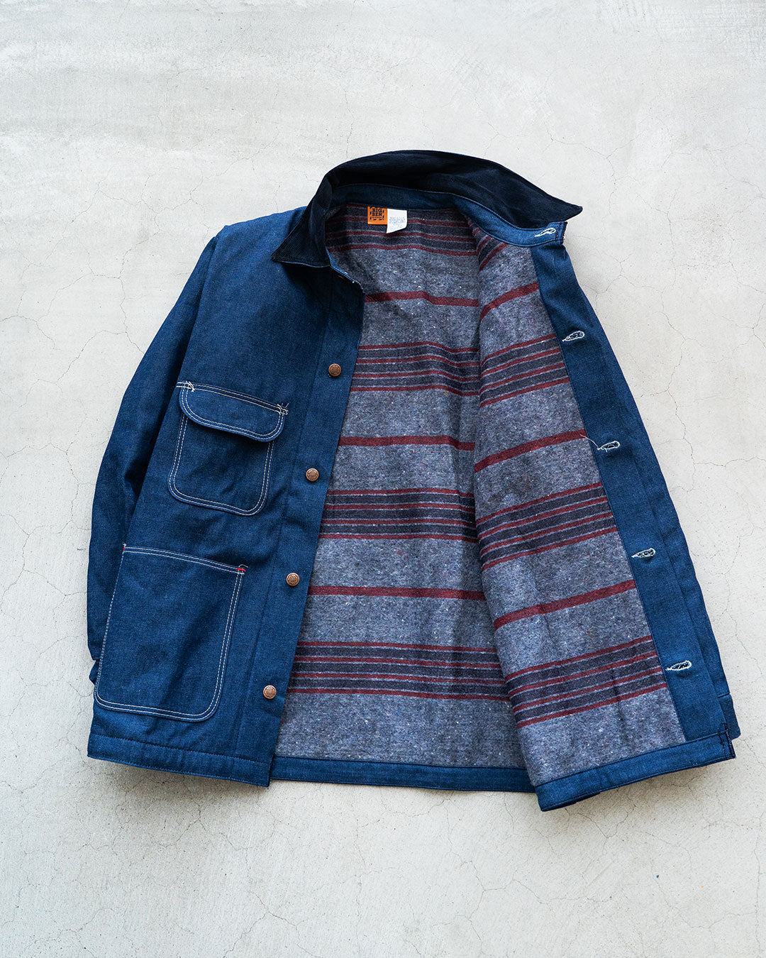 【DEADSTOCK】80s BIG BEN by Wrangler Denim Blanket Lined Coverall 『Made In USA』