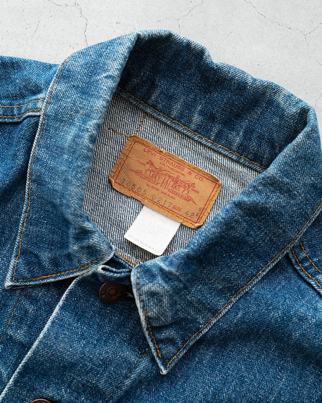 【VINTAGE】70s Levis 70505 Denim Jacket『Good Size』②