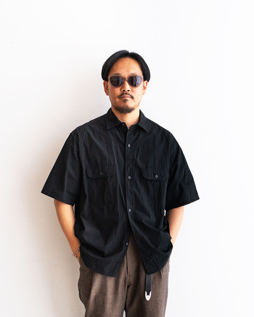【VINTAGE】90s 『CUTLER AND GROSS』 Cat Eye glasses『Made In Italy』