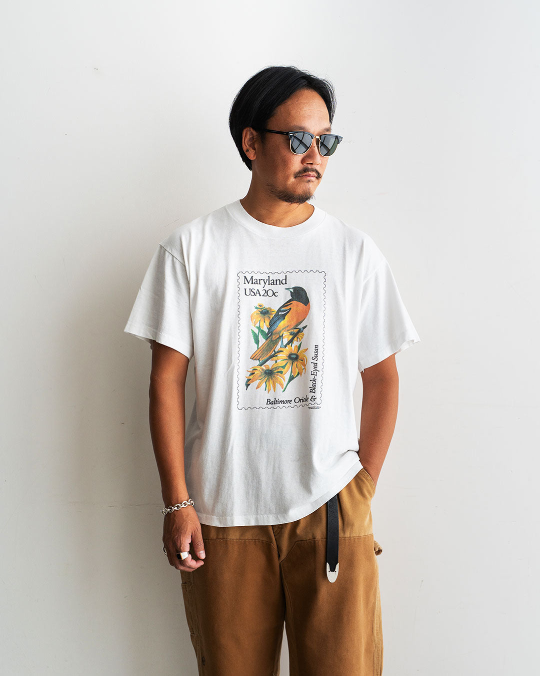 【VINTAGE】90s 『USPS』 Printed T-Shirt 『Made in U.S.A』