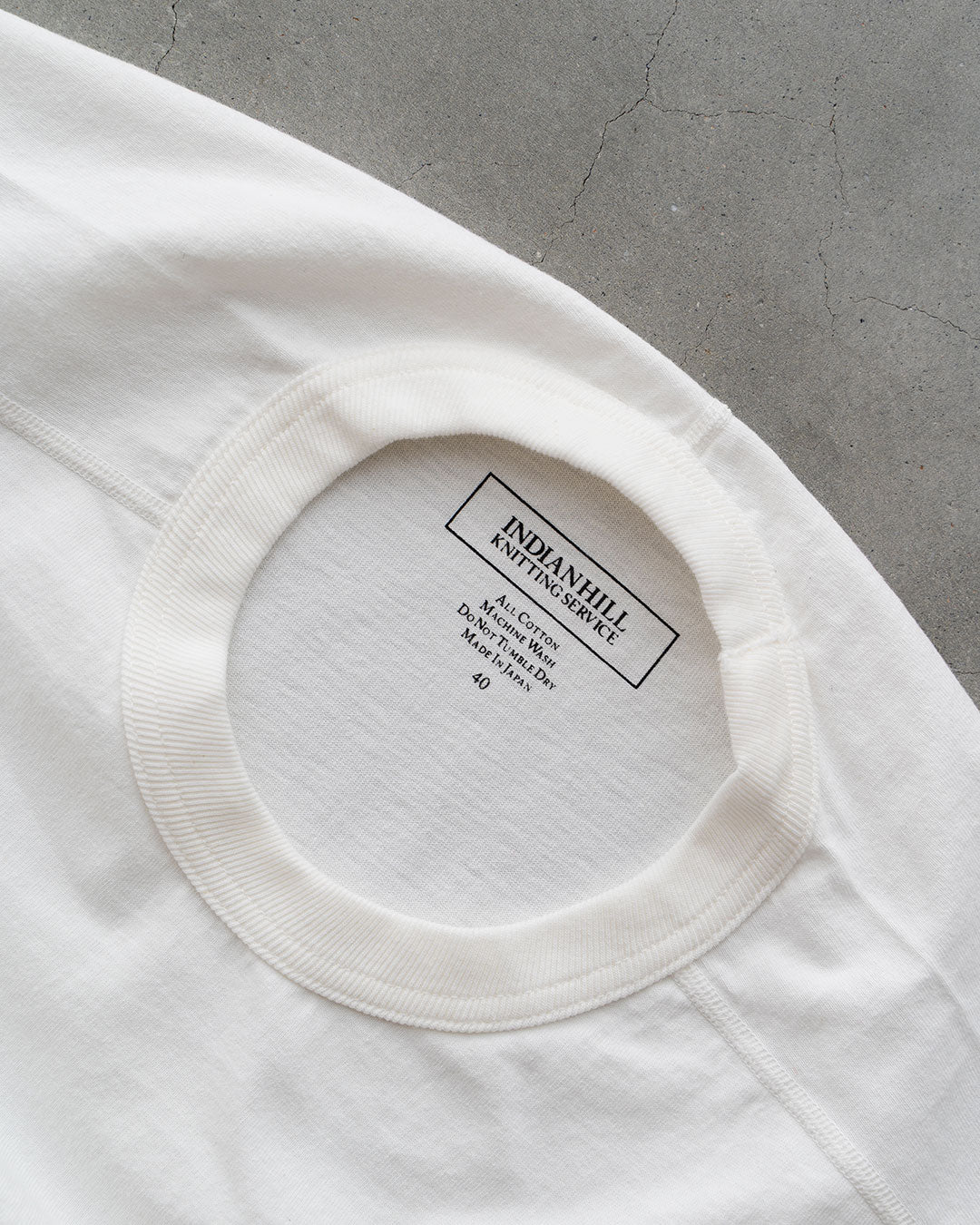 【Indian Hill Knitting Service】 Swedish Mil Type L/S Pocket T-Shirts