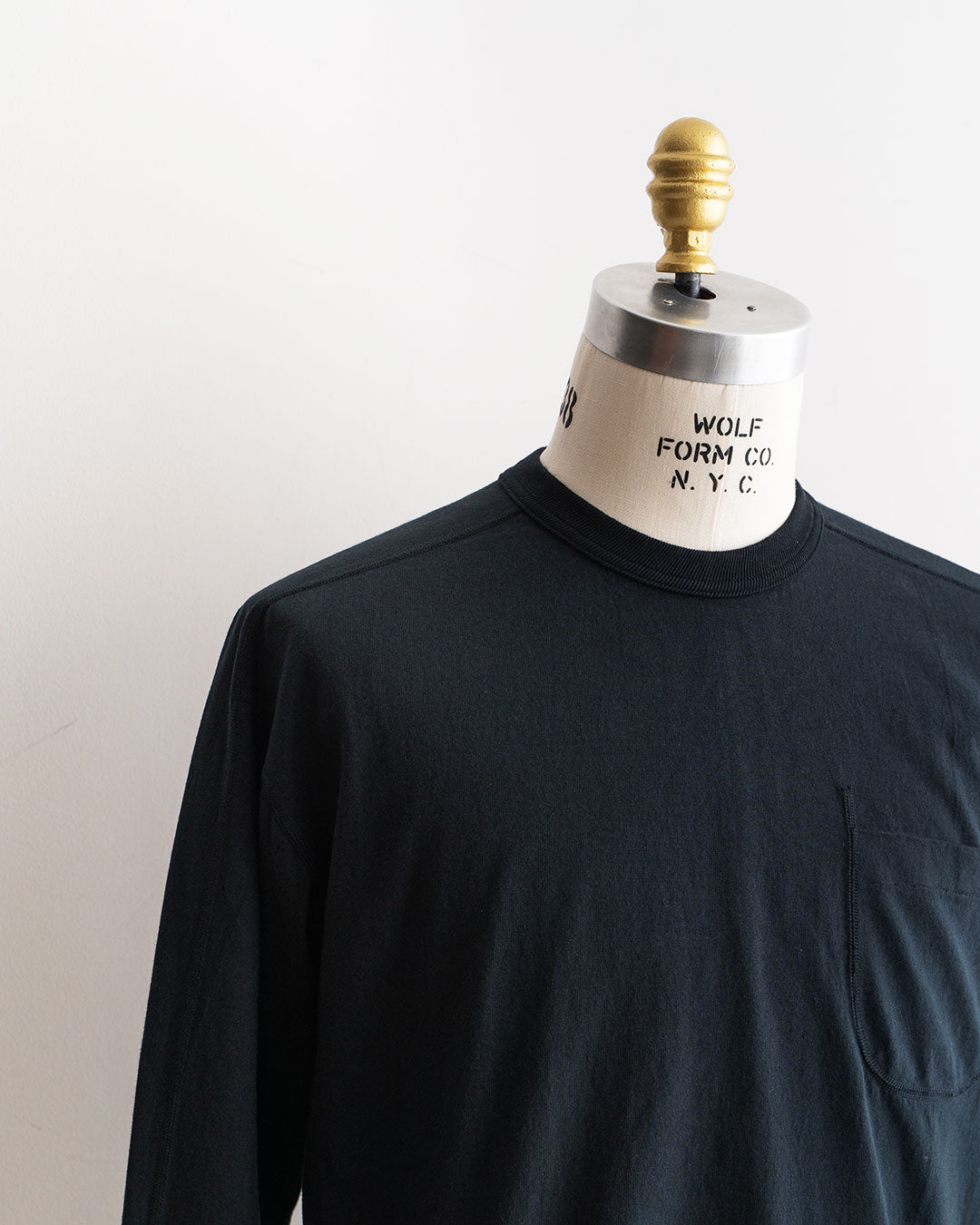 【Indian Hill Knitting Service】 Swedish Mil Type L/S Pocket T-Shirts