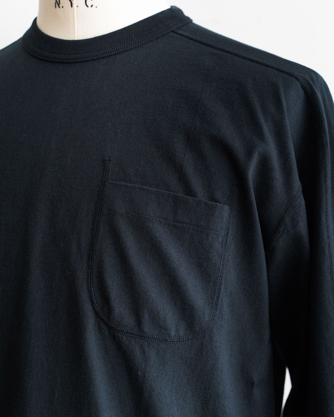 【Indian Hill Knitting Service】 Swedish Mil Type L/S Pocket T-Shirts