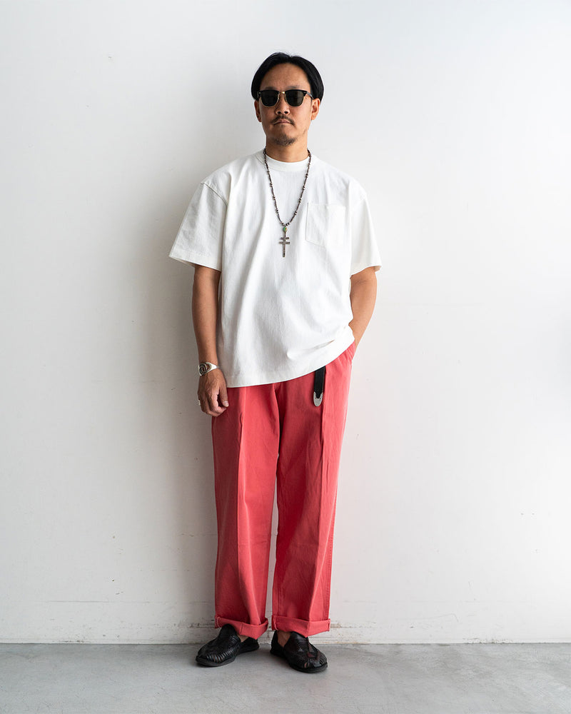 着用モデル: 身長175cm 体重69kg / 着用サイズ: 38 / COLOR: White