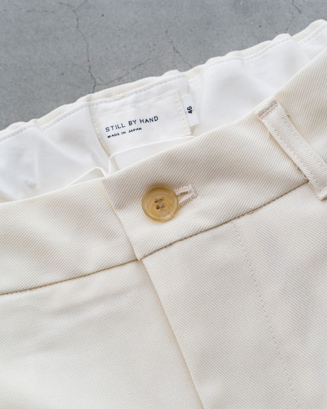 【STILL BY HAND】Deep tuck pressed Trousers