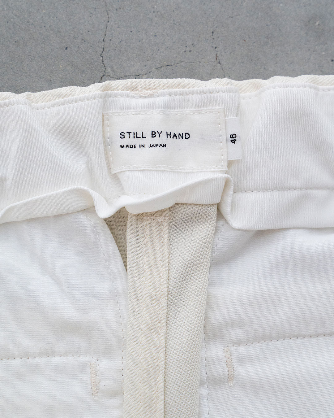 【STILL BY HAND】Deep tuck pressed Trousers