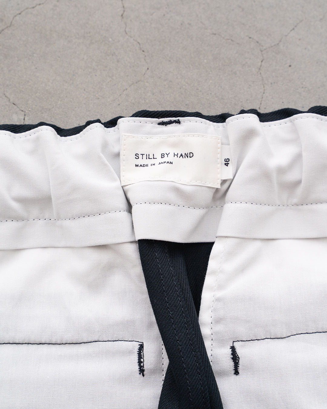 【STILL BY HAND】Deep tuck pressed Trousers