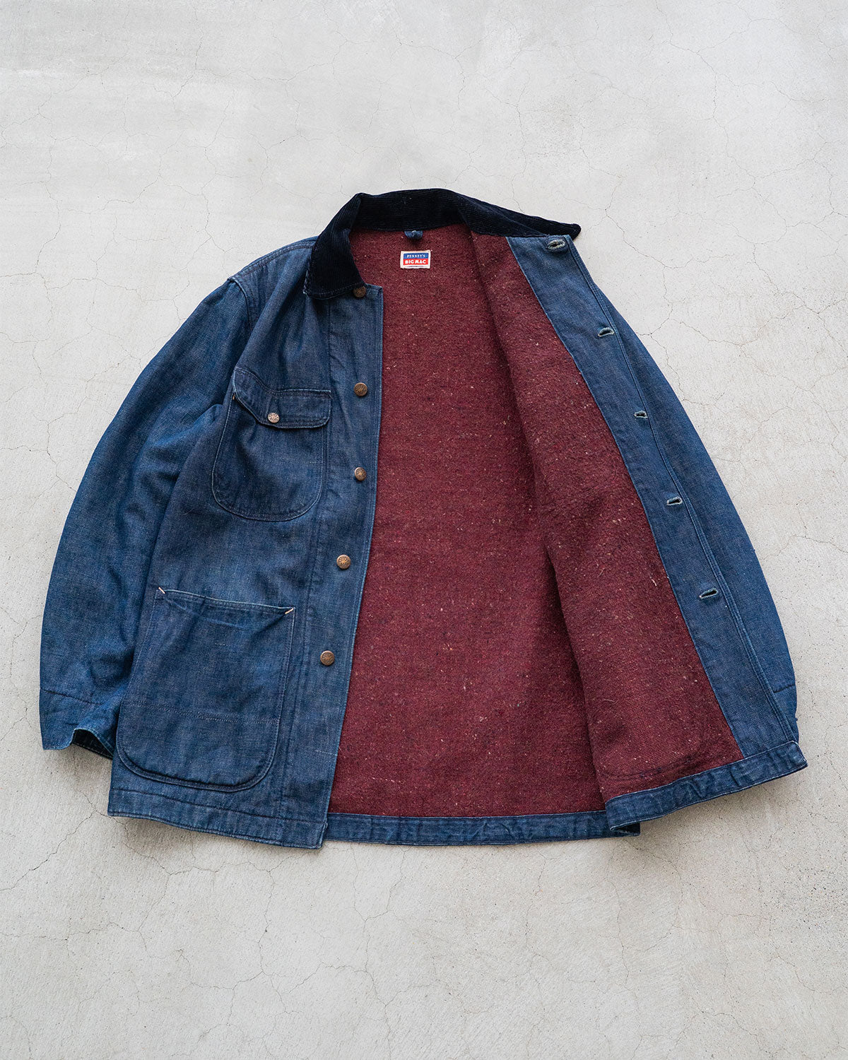 【VINTAGE】50s BIG MAC Blanket Coverall "Very Dark"