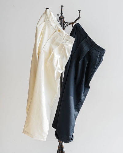 【STILL BY HAND】Deep tuck pressed Trousers