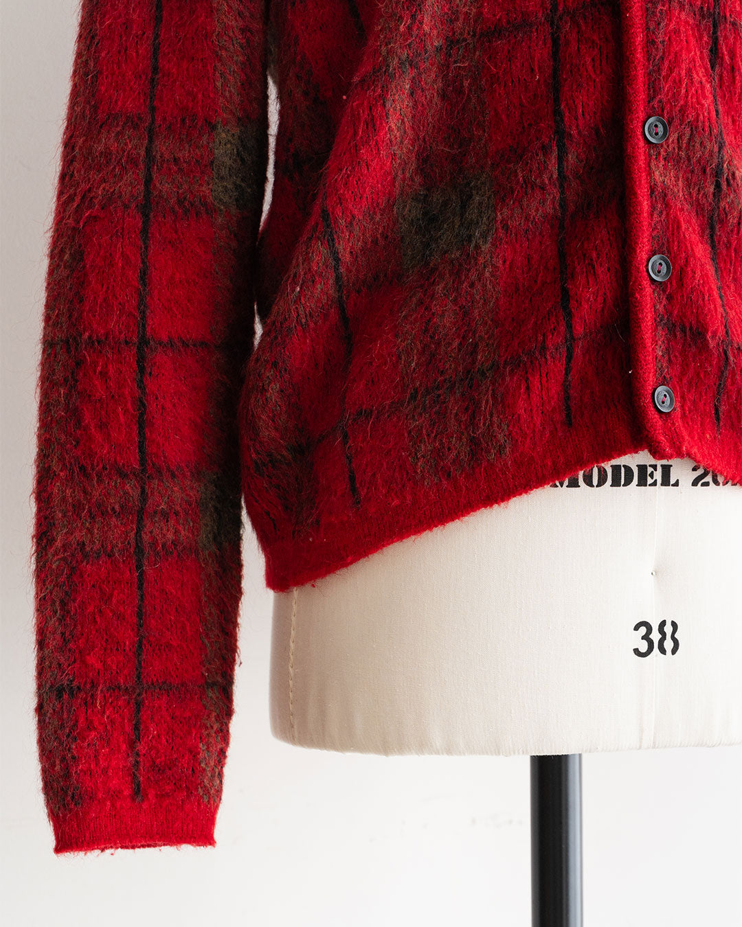 【VINTAGE】60s "ROBERT  BRUCE" Mohair Cardigan "Big Size & Good Condition"