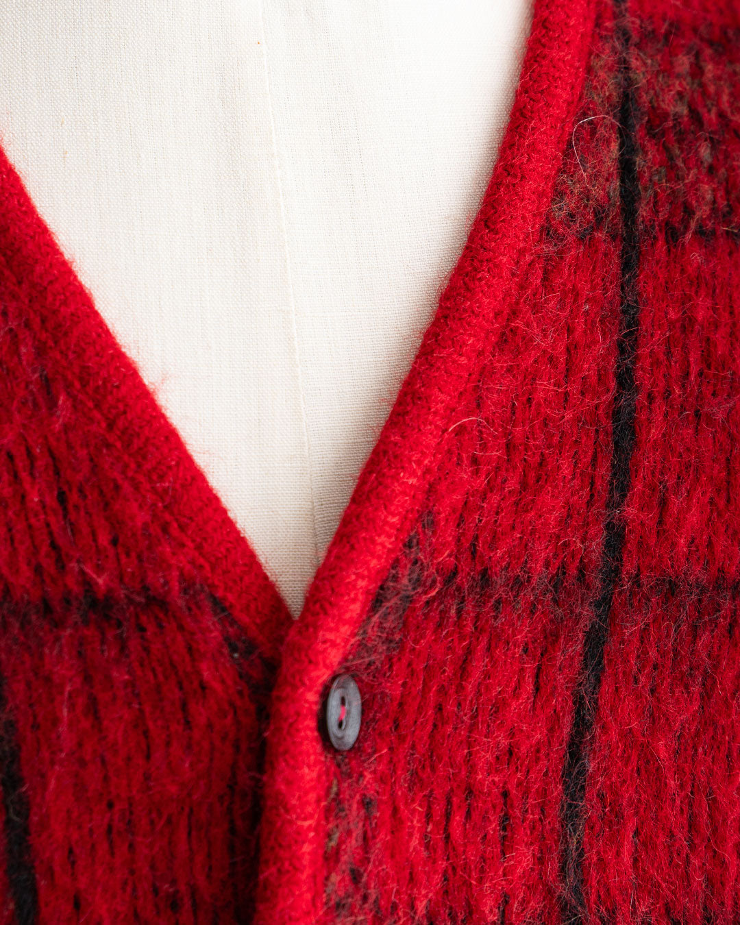 【VINTAGE】60s "ROBERT  BRUCE" Mohair Cardigan "Big Size & Good Condition"