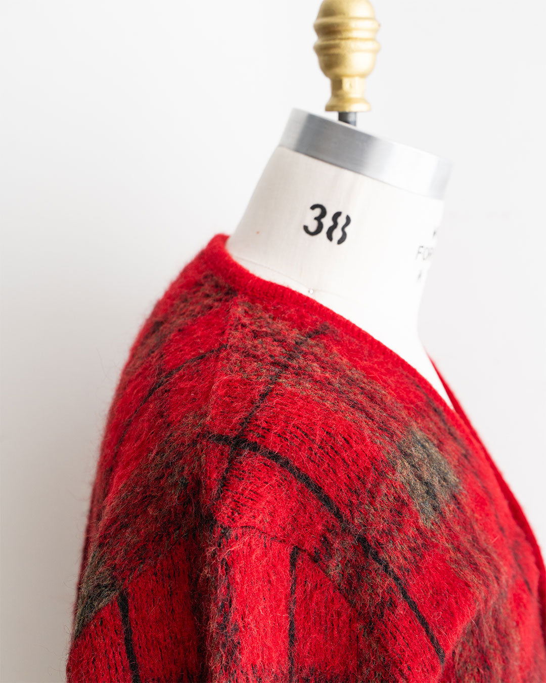 【VINTAGE】60s "ROBERT  BRUCE" Mohair Cardigan "Big Size & Good Condition"