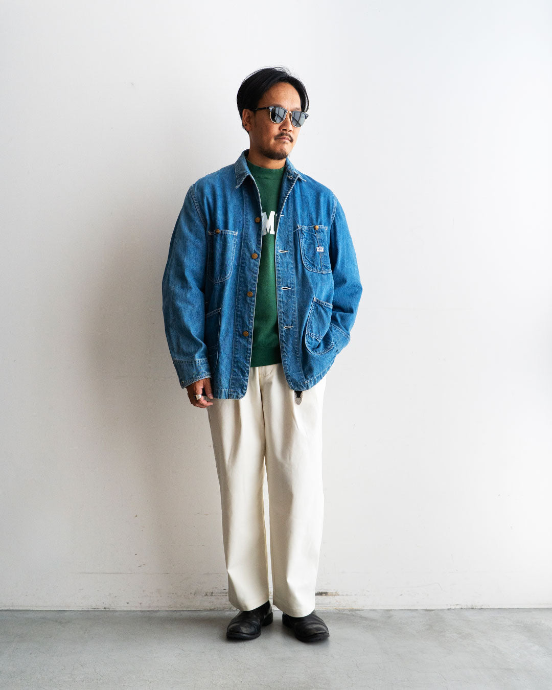 【VINTAGE】70s Lee 91-J Coverall『Very Good Fade』