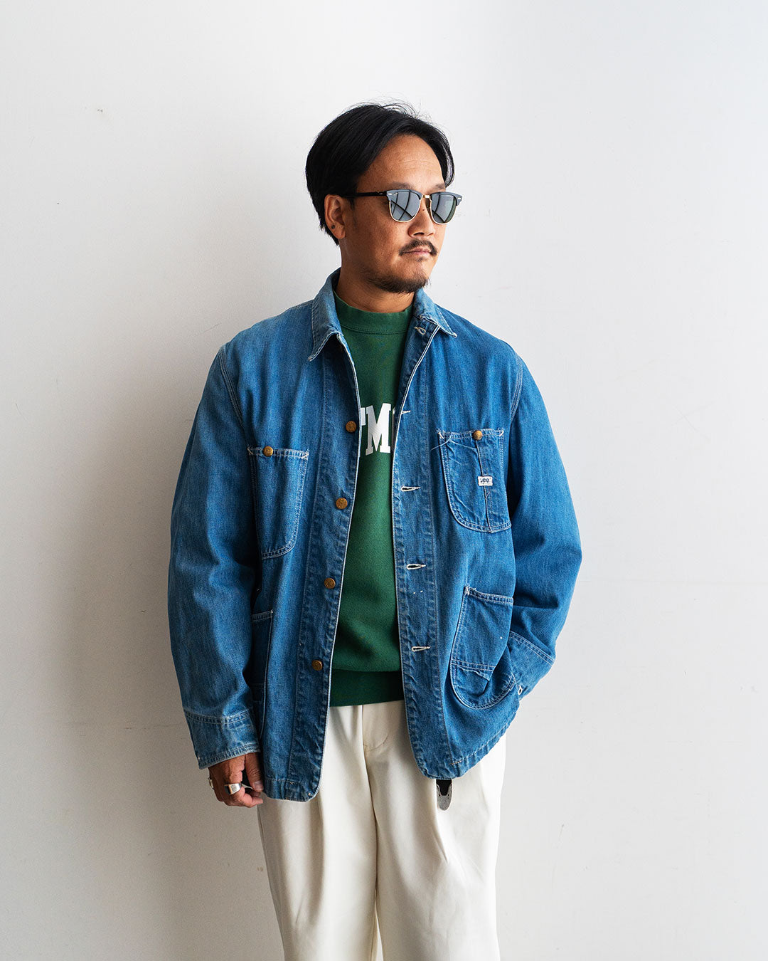 【VINTAGE】70s Lee 91-J Coverall『Very Good Fade』