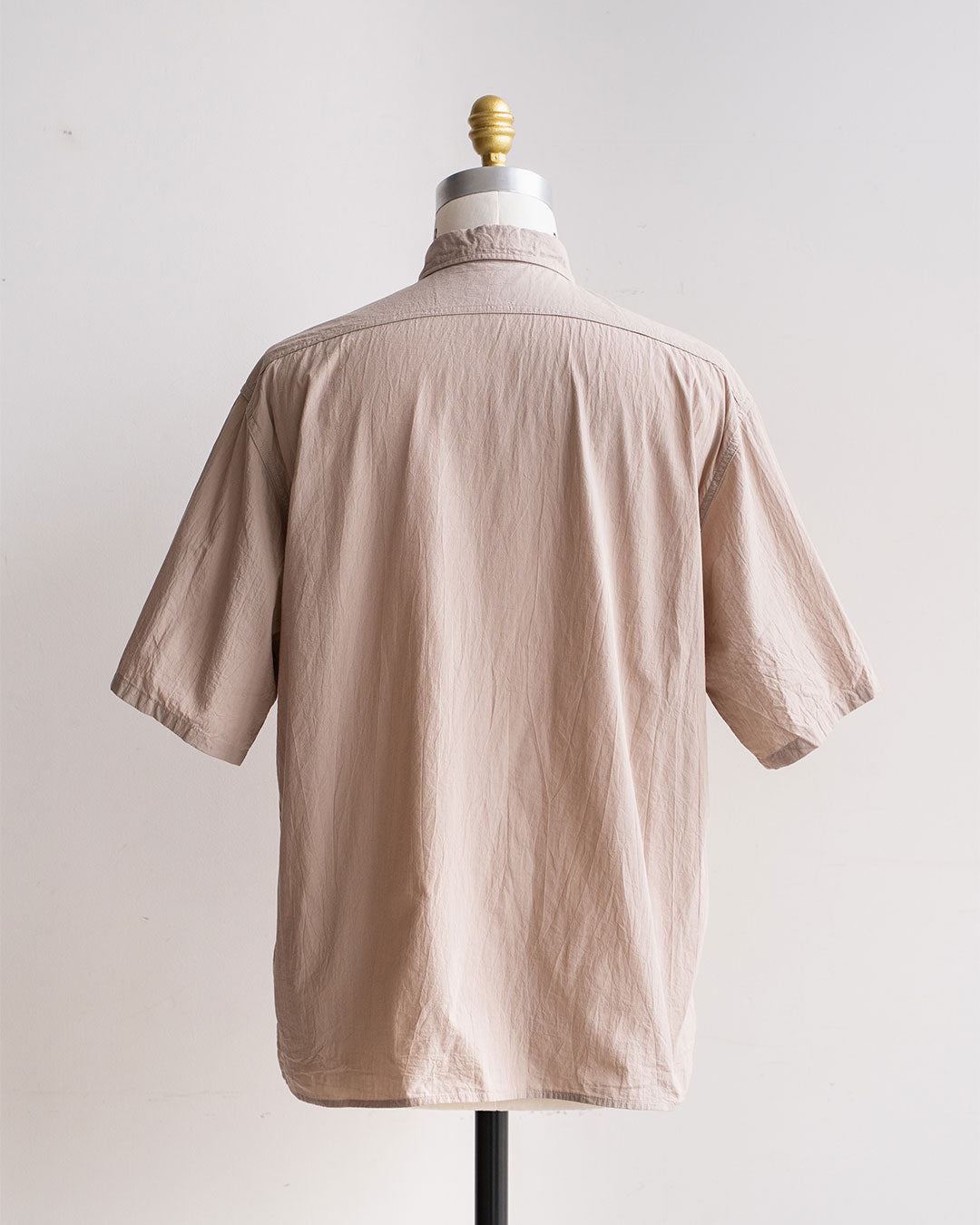 【Blurhms Rootstock】Hard Twist Chambray Work Short Sleeve Shirt