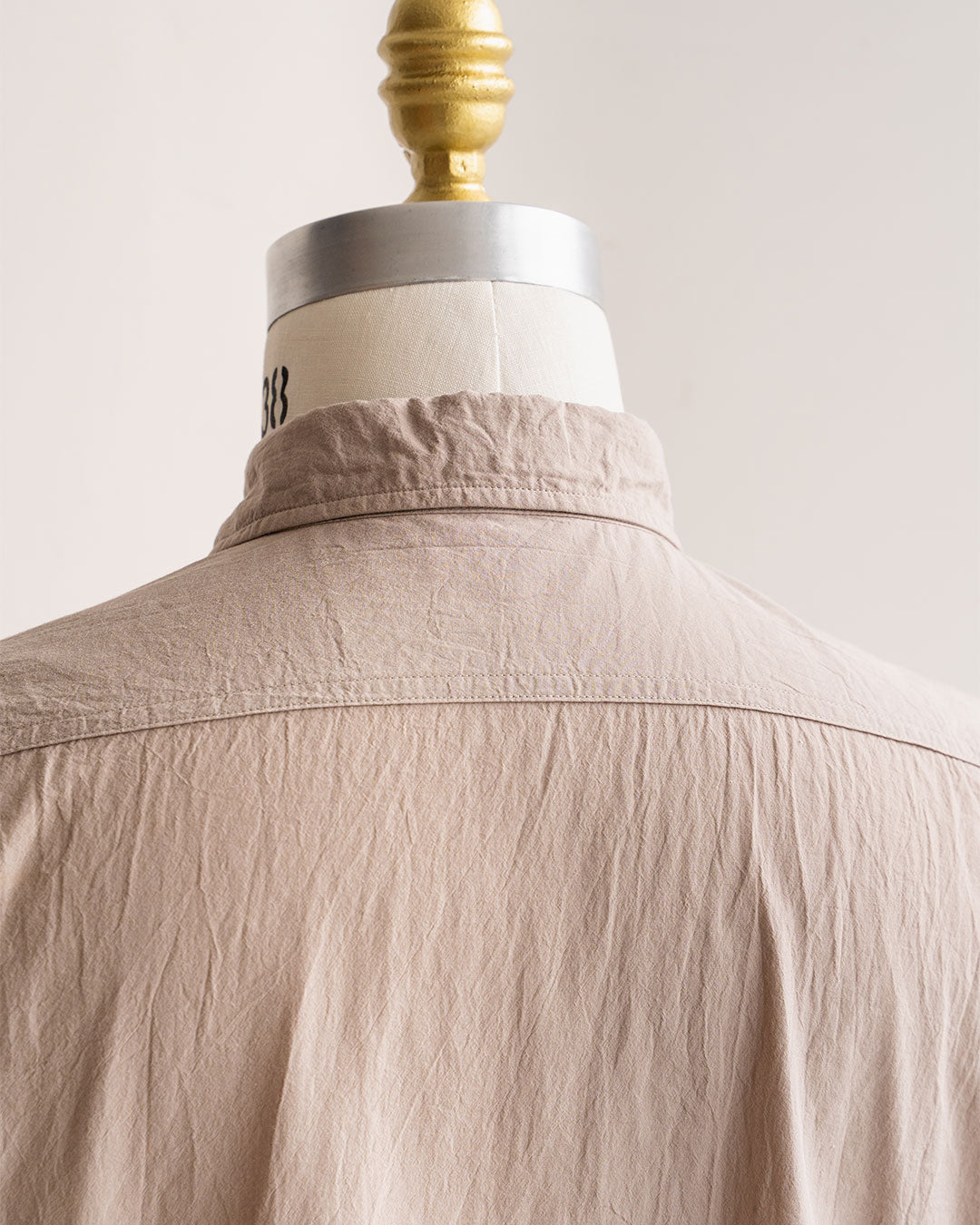 【Blurhms Rootstock】Hard Twist Chambray Work Short Sleeve Shirt