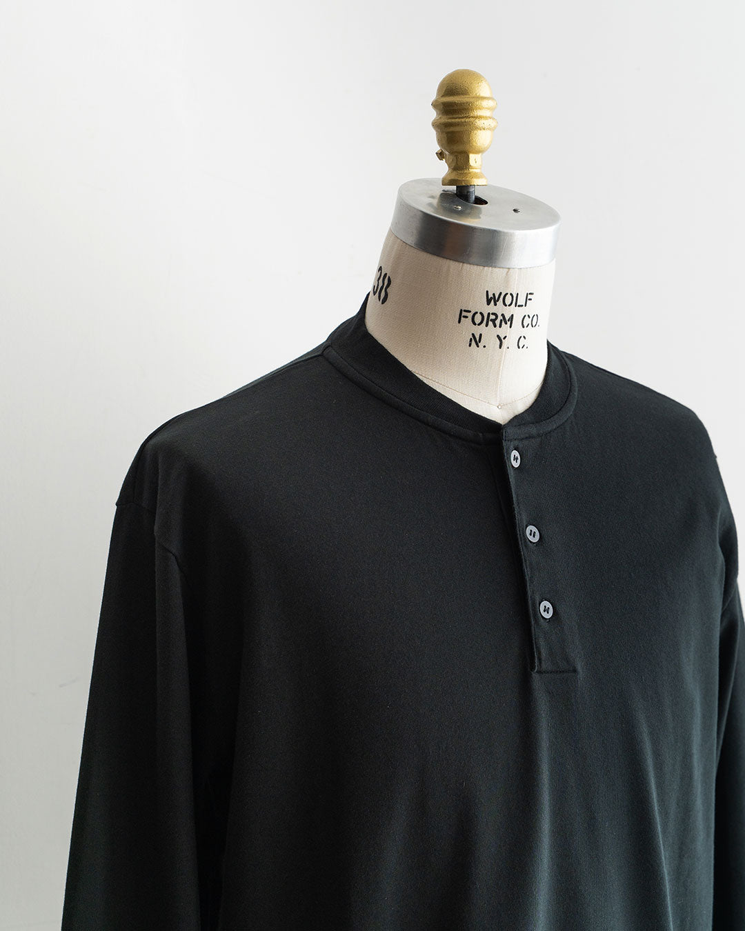 【Blurhms Rootstock】 Classic Henley L/S T-Shirts