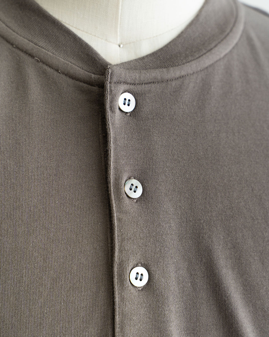 【Blurhms Rootstock】 Classic Henley L/S T-Shirts