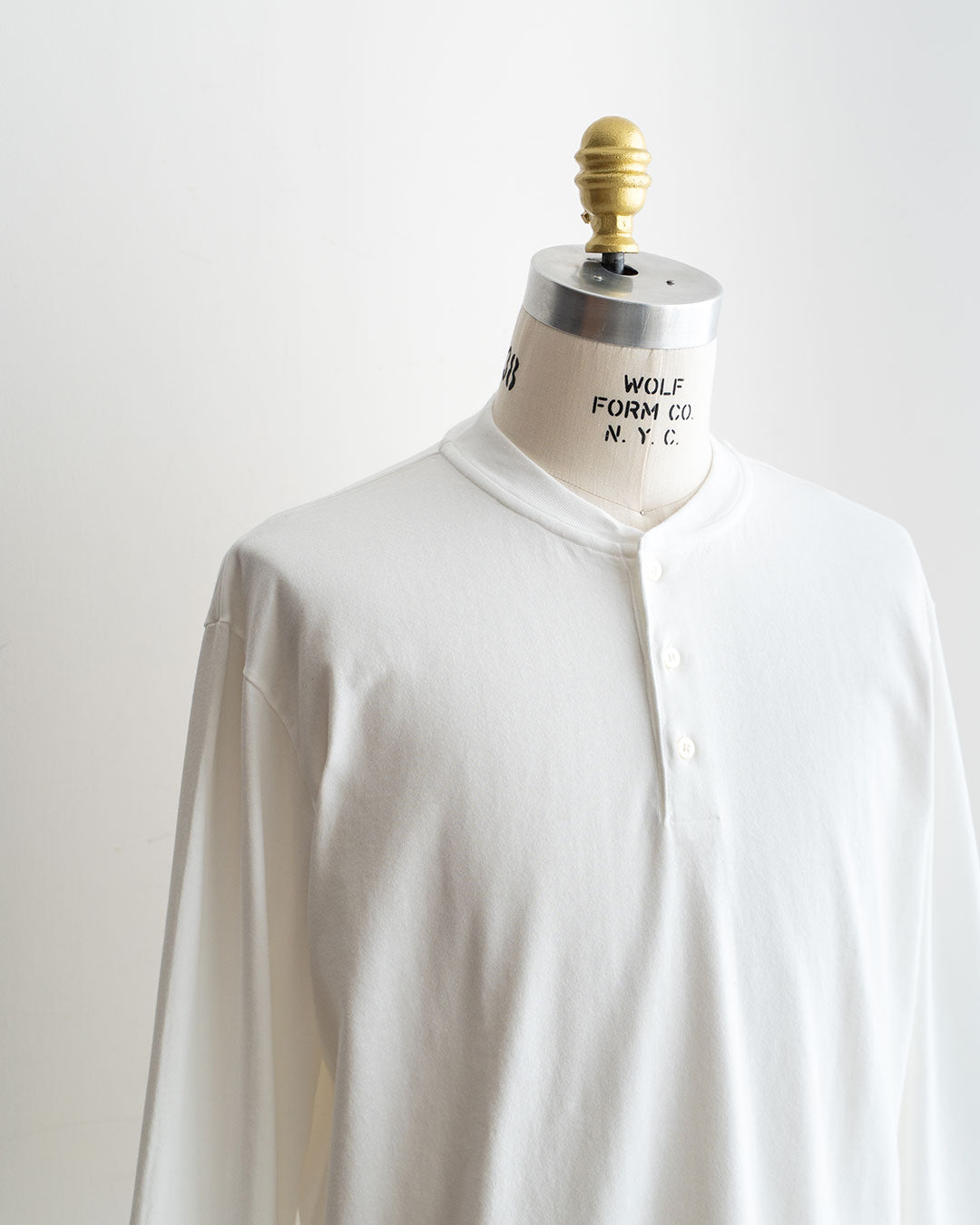 【Blurhms Rootstock】 Classic Henley L/S T-Shirts