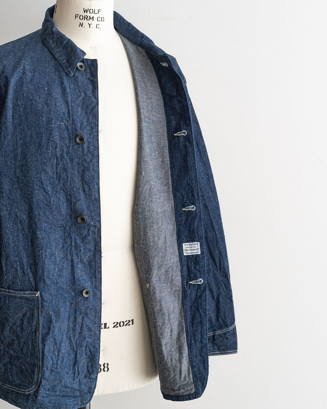 【A VONTADE】40s Coverall 9.5oz Denim