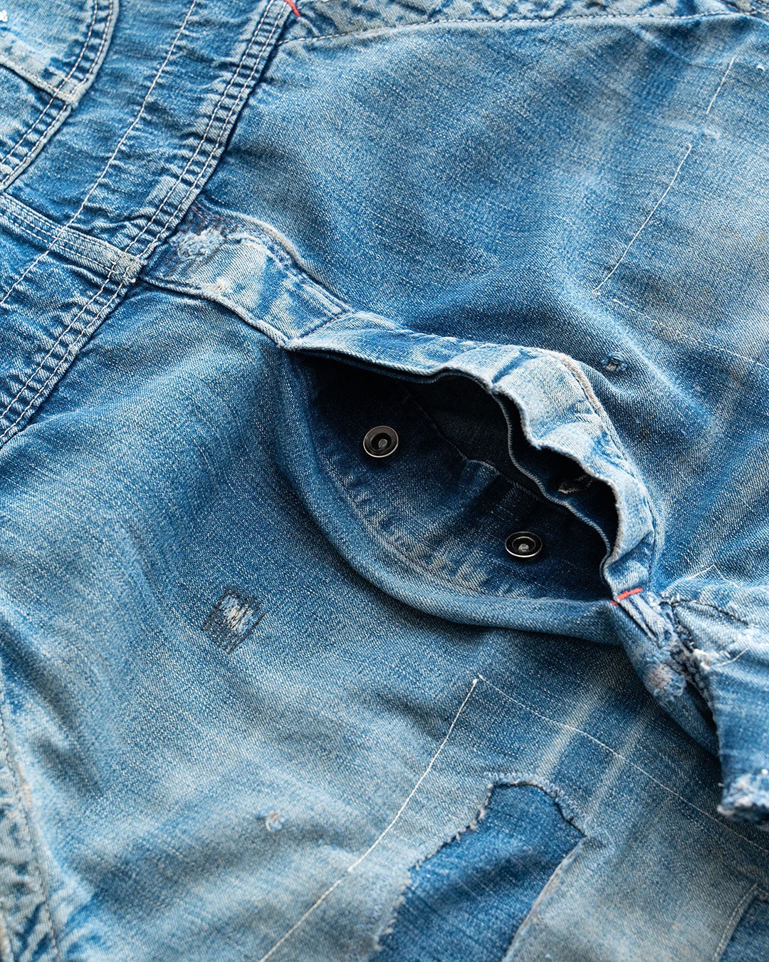 【VINTAGE】50s PAY DAY Denim Overall “Beautiful Repair”
