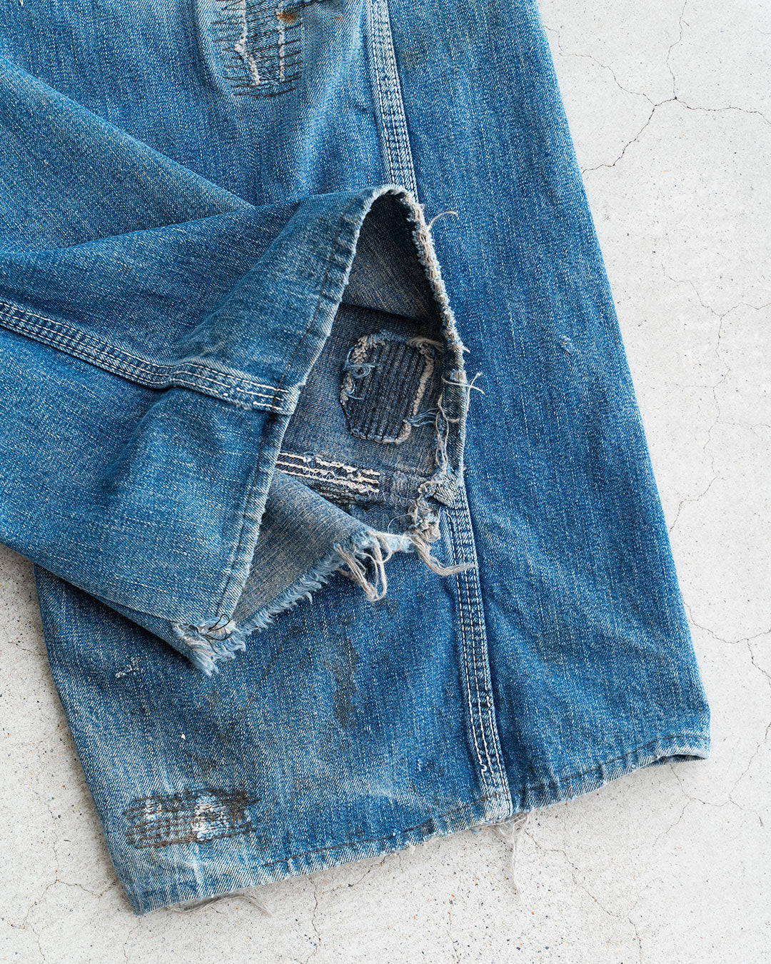【VINTAGE】50s PAY DAY Denim Overall “Beautiful Repair”