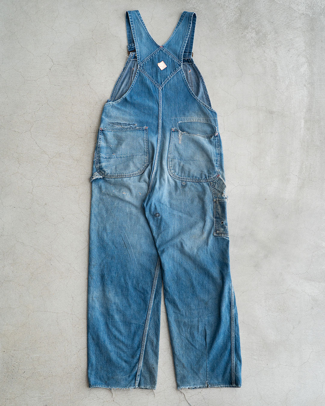 【VINTAGE】50s PAY DAY Denim Overall “Beautiful Repair”