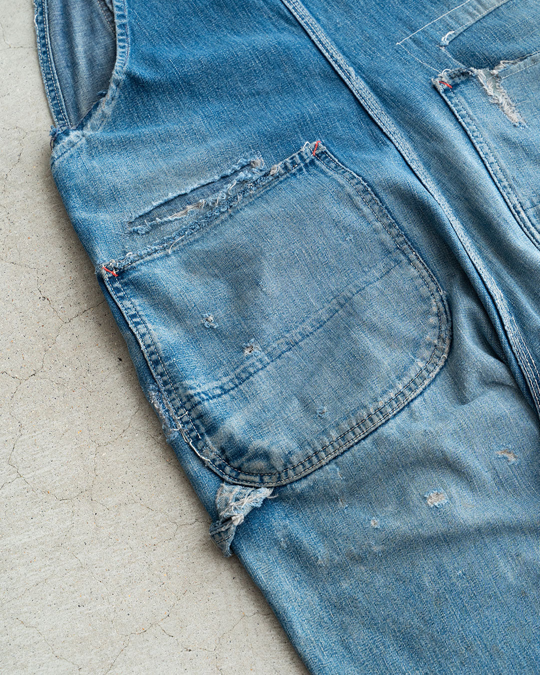 【VINTAGE】50s PAY DAY Denim Overall “Beautiful Repair”