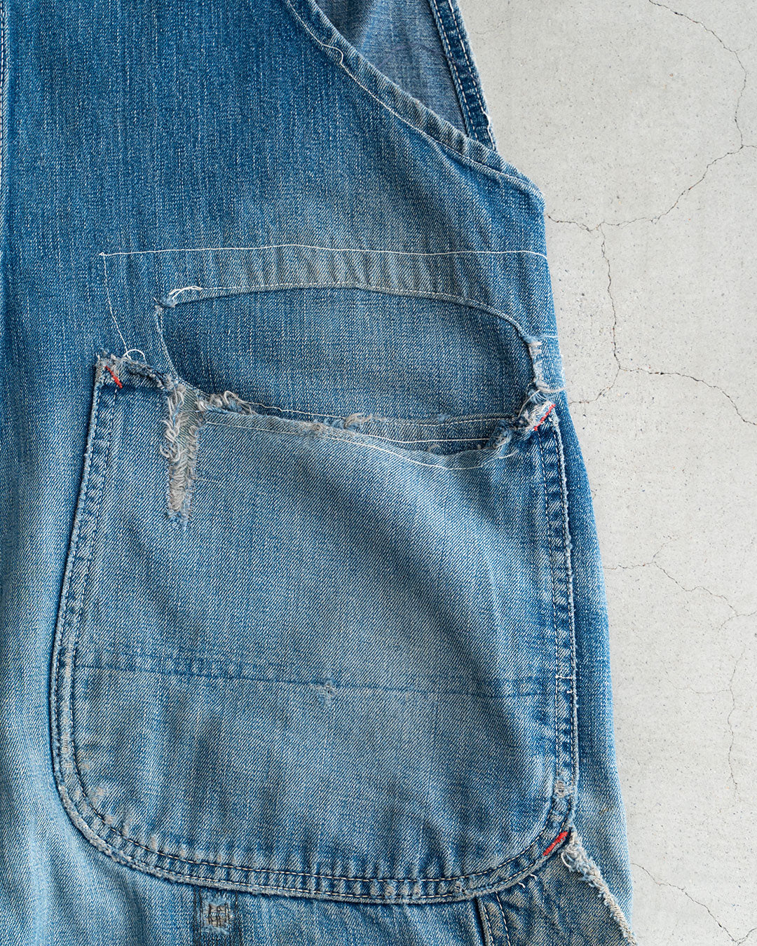 【VINTAGE】50s PAY DAY Denim Overall “Beautiful Repair”