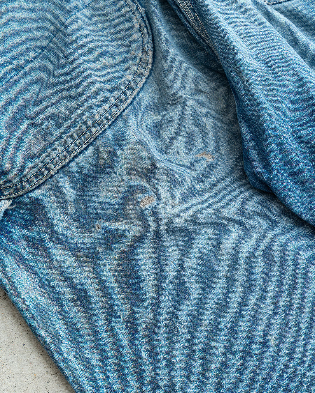 【VINTAGE】50s PAY DAY Denim Overall “Beautiful Repair”