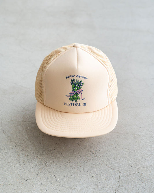 【DEADSTOCK】Used Good Cap 『Stockton Asparagus Festival』