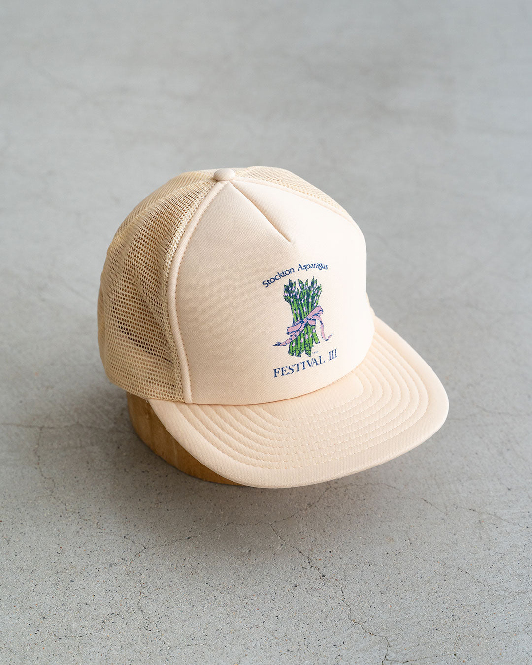 【DEADSTOCK】Used Good Cap 『Stockton Asparagus Festival』